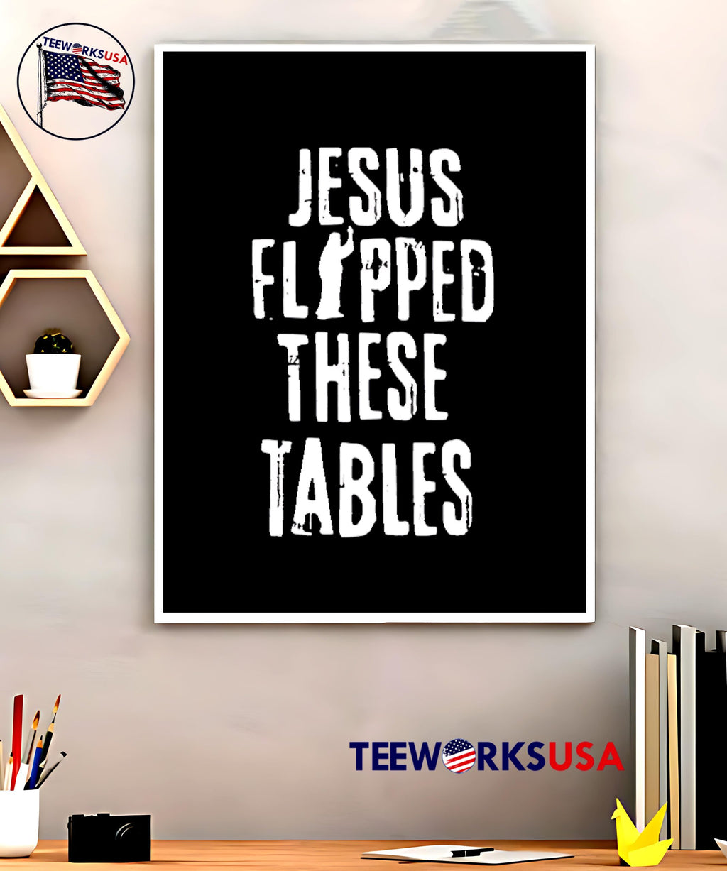 Billy Porter Jesus Flipped These Tables - Adult & Kids T-Shirts, Sweatshirts & Hoodies apparel design preview 5