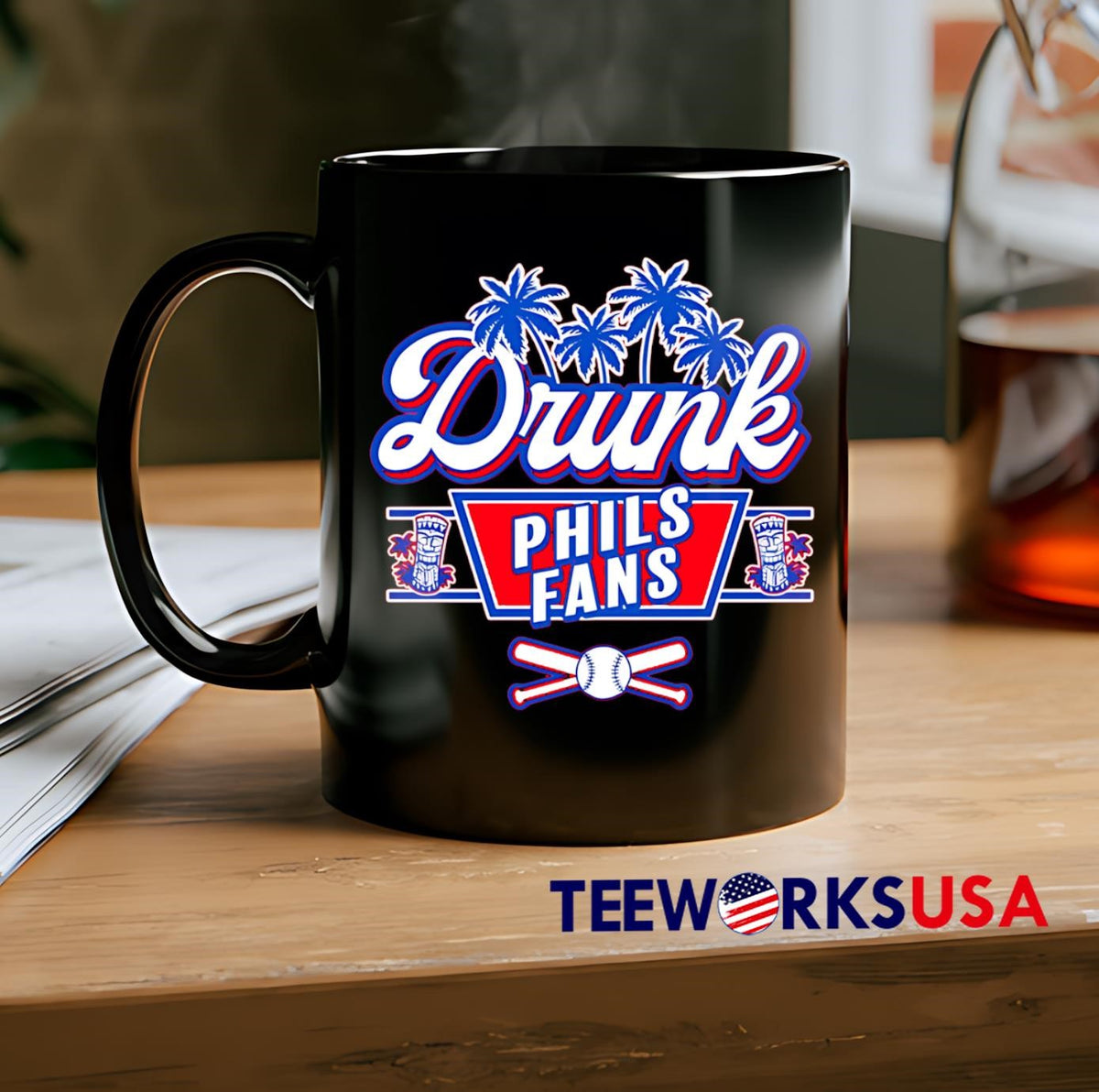 Drunk Phils Fans summer baseball - Adult & Kids T-Shirts, Sweatshirts & Hoodies apparel design preview 2