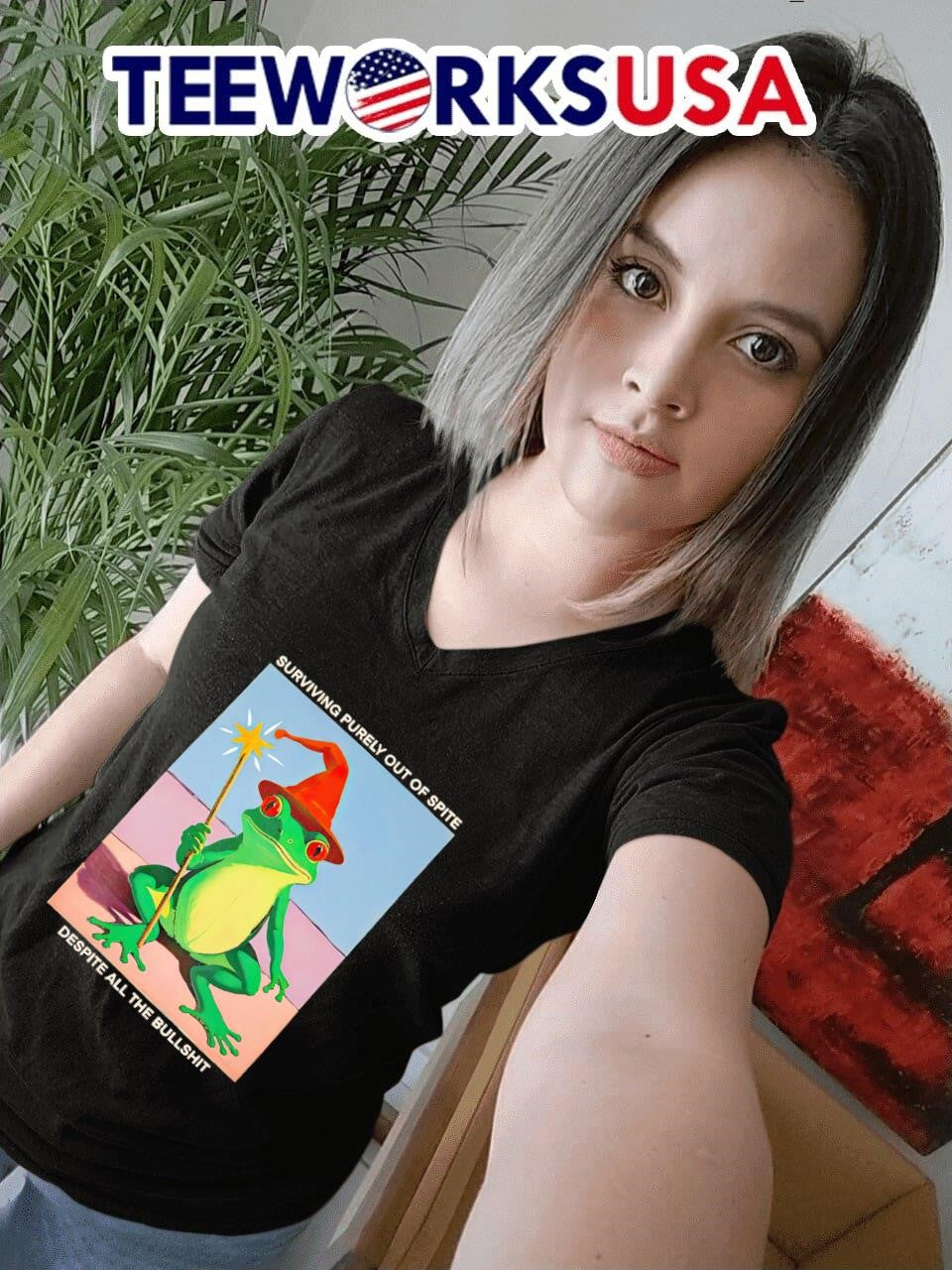 Surviving purely out of spite despite all the - Adult & Kids T-Shirts, Sweatshirts & Hoodies apparel design preview 4
