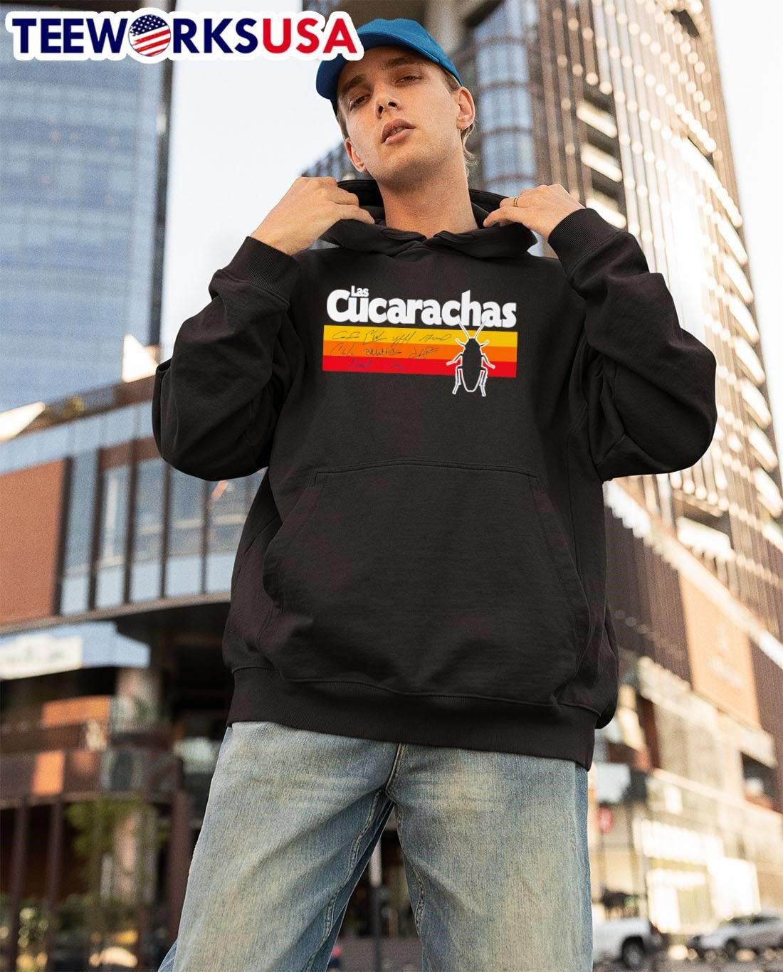 Las Cucarachas Cw Yy Fgmo Chlc Blatti Dfp Aurdl Coio - Adult & Kids T-Shirts, Sweatshirts & Hoodies apparel design preview 3