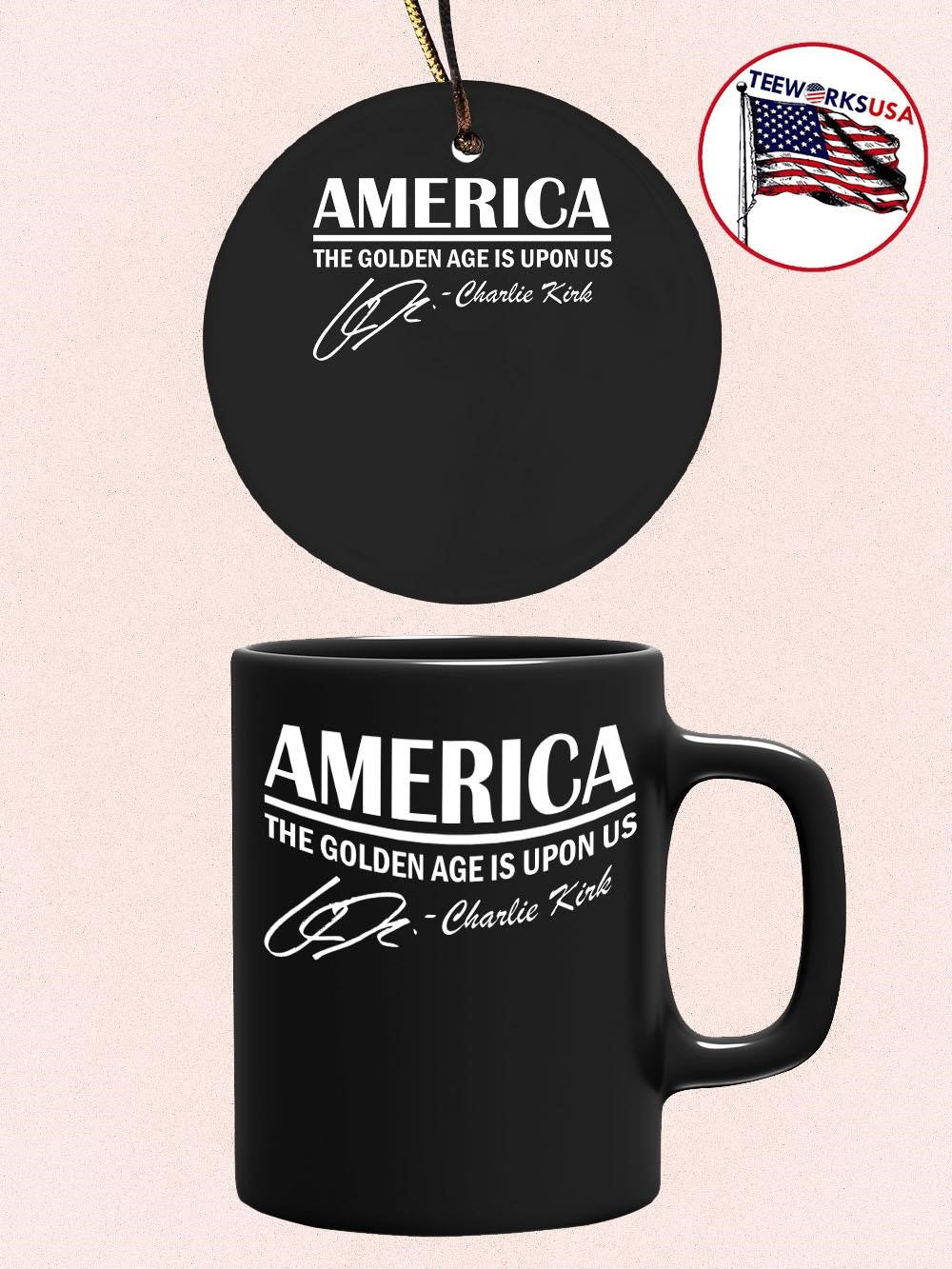 America The Golden Age Is Upon Us Charlie Kirk - Adult & Kids T-Shirts, Sweatshirts & Hoodies apparel design preview 5