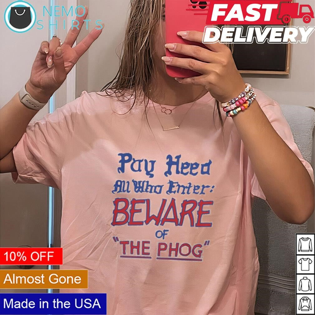 Kansas Jayhawks pay heed all who enter beware of the - Adult & Kids T-Shirts, Sweatshirts & Hoodies apparel design preview 1