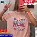 Kansas Jayhawks pay heed all who enter beware of the - Adult & Kids T-Shirts, Sweatshirts & Hoodies apparel design preview 1