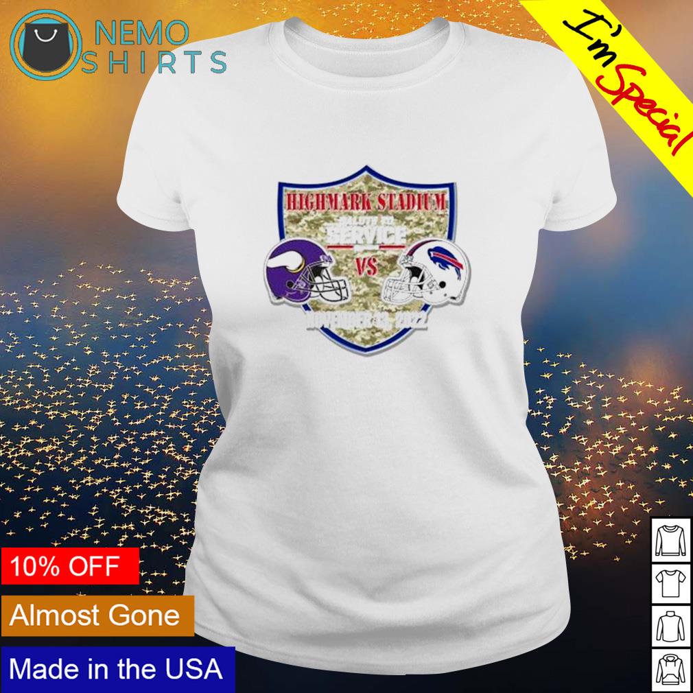 Salute To Service 2022 Buffalo Bills Vs Minnesota - Adult & Kids T-Shirts, Sweatshirts & Hoodies apparel design preview 3
