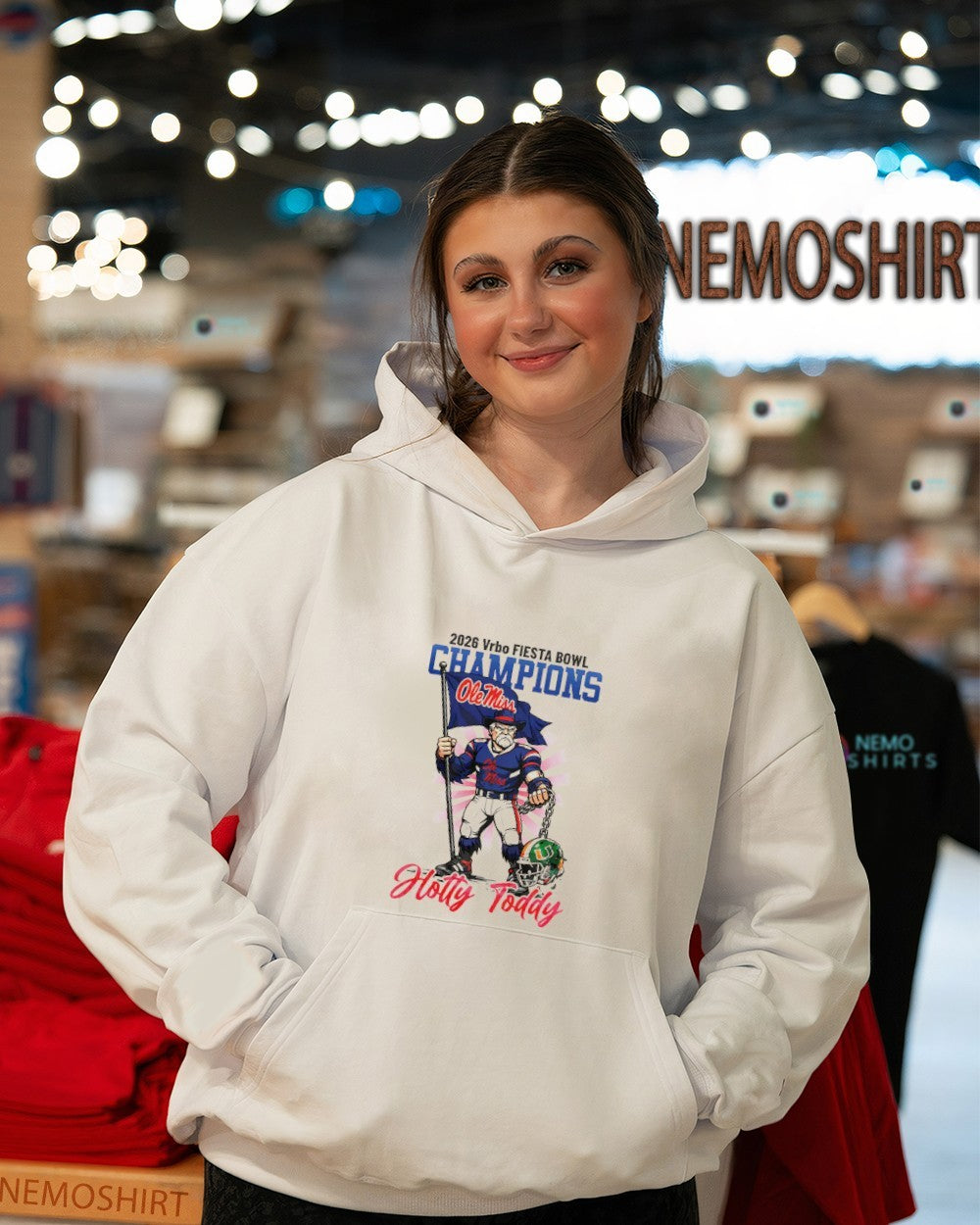 Ole Miss Rebels take Miami helmet 2026 Vrbo Fiesta - Adult & Kids T-Shirts, Sweatshirts & Hoodies apparel design preview 3