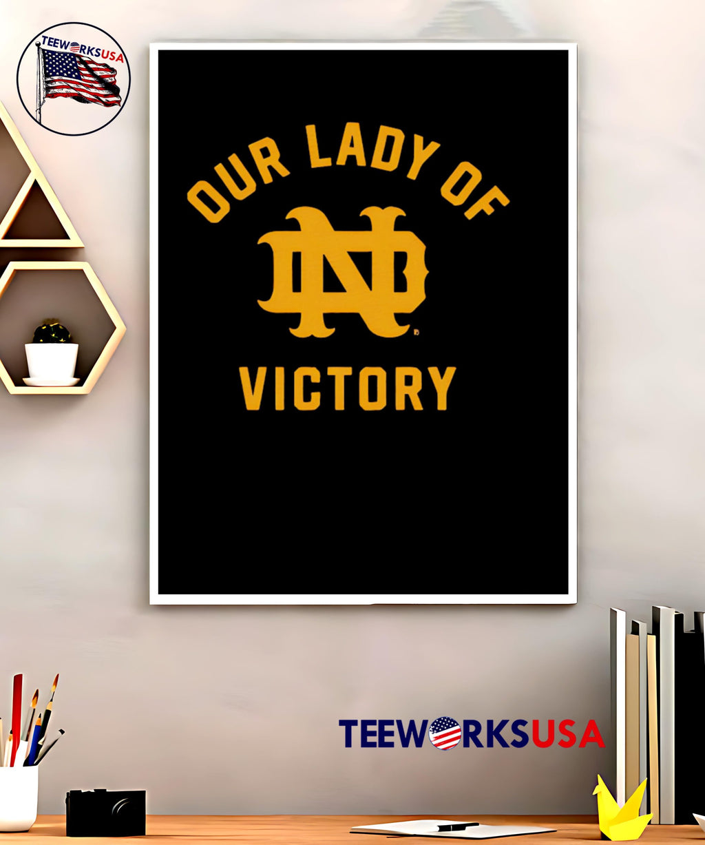 Notre Dame Our Lady Of Victory logo - Adult & Kids T-Shirts, Sweatshirts & Hoodies apparel design preview 5