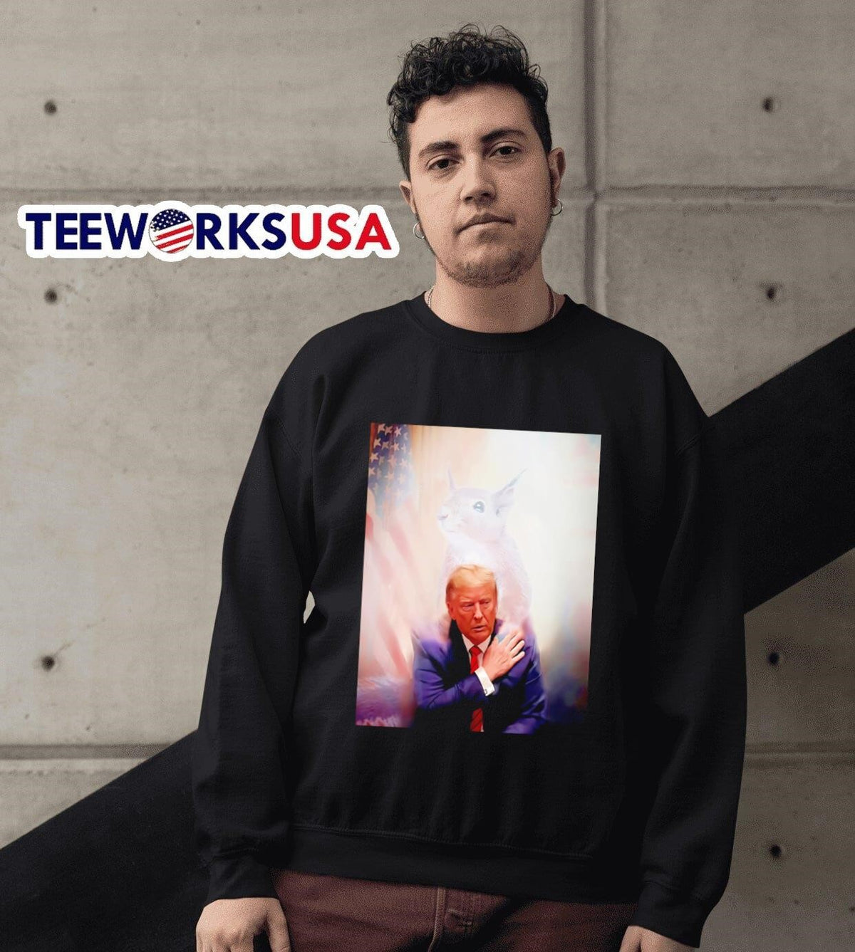 Peanut walked so Trump could run - Adult & Kids T-Shirts, Sweatshirts & Hoodies apparel design preview 3