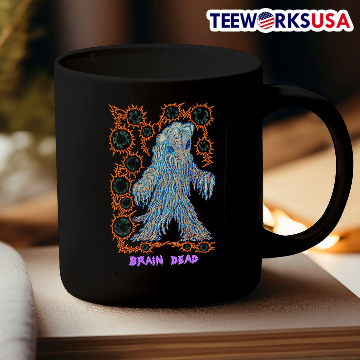 Brain Dead x Godzilla Hedorah - Adult & Kids T-Shirts, Sweatshirts & Hoodies apparel design preview 3