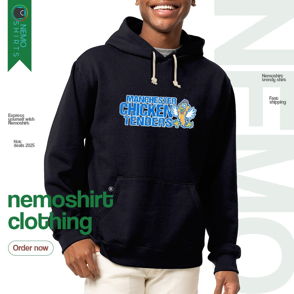 Manchester chicken tenders New Hampshire Fisher Cats - Adult & Kids T-Shirts, Sweatshirts & Hoodies apparel design preview 2