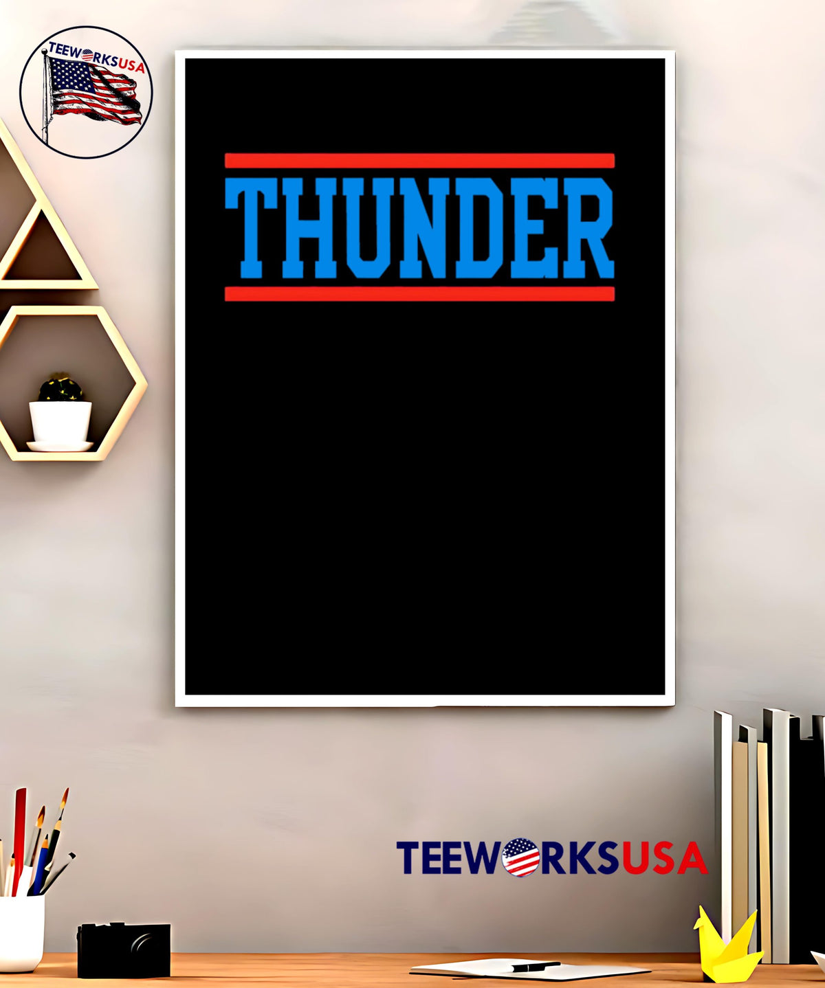 Thunder horizontal lines - Adult & Kids T-Shirts, Sweatshirts & Hoodies apparel design preview 5