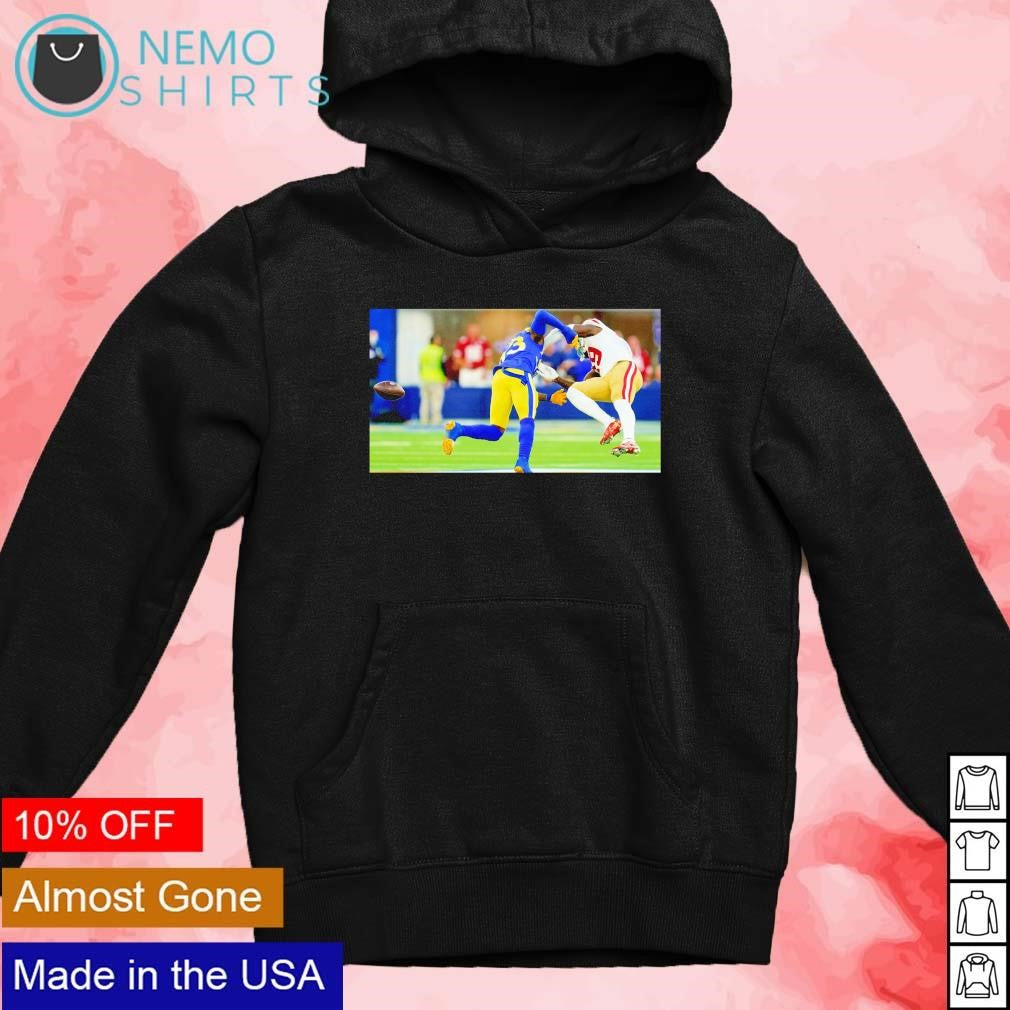 Nick Scott hitting across Deebo Samuel - Adult & Kids T-Shirts, Sweatshirts & Hoodies apparel design preview 4