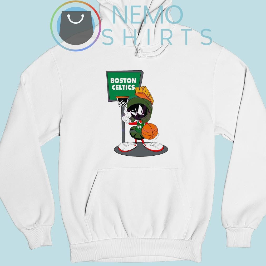 Boston Celtics Looney Tunes Marvin - Adult & Kids T-Shirts, Sweatshirts & Hoodies apparel design preview 2