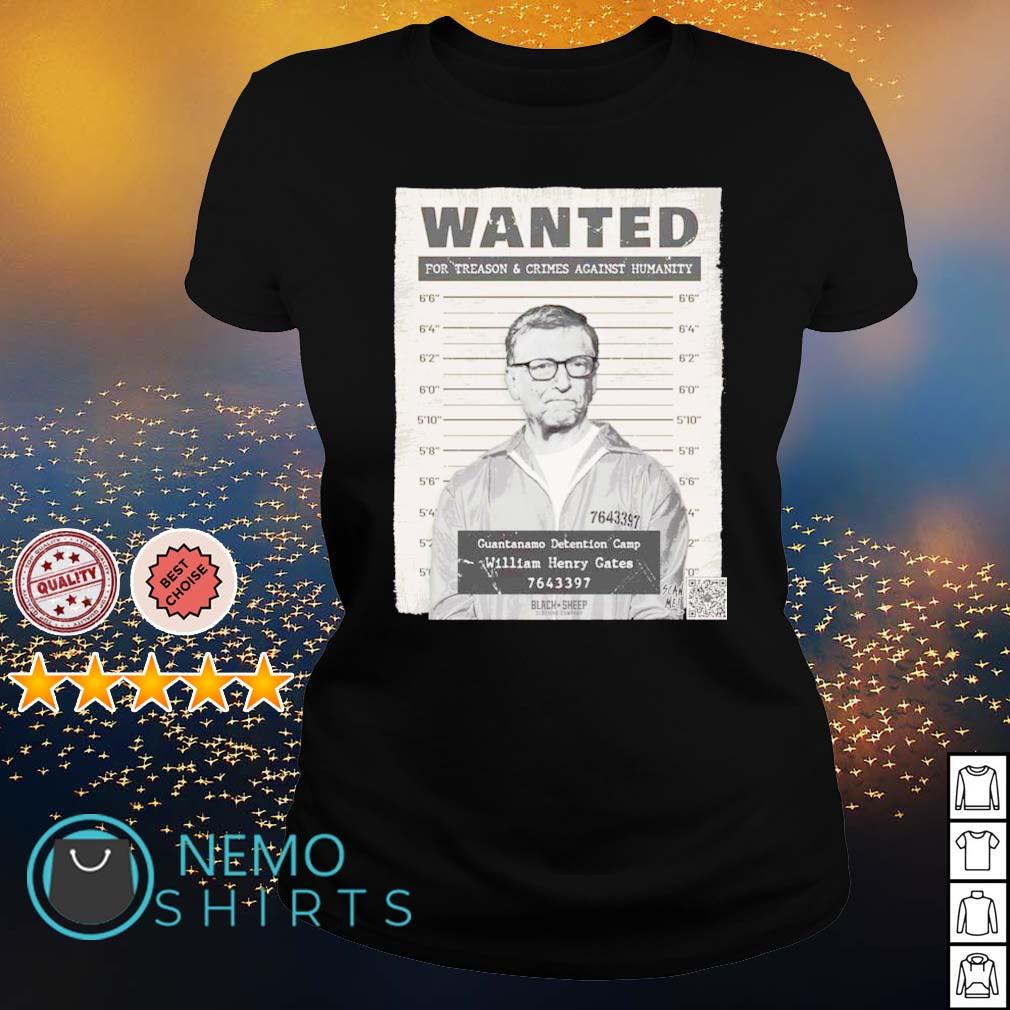 Wanted for treason and crimes against humanity Bill - Adult & Kids T-Shirts, Sweatshirts & Hoodies apparel design preview 3