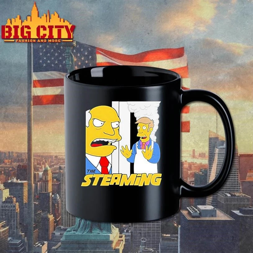 Simpson Principal Skinner The Steaming - Adult & Kids T-Shirts, Sweatshirts & Hoodies apparel design preview 3