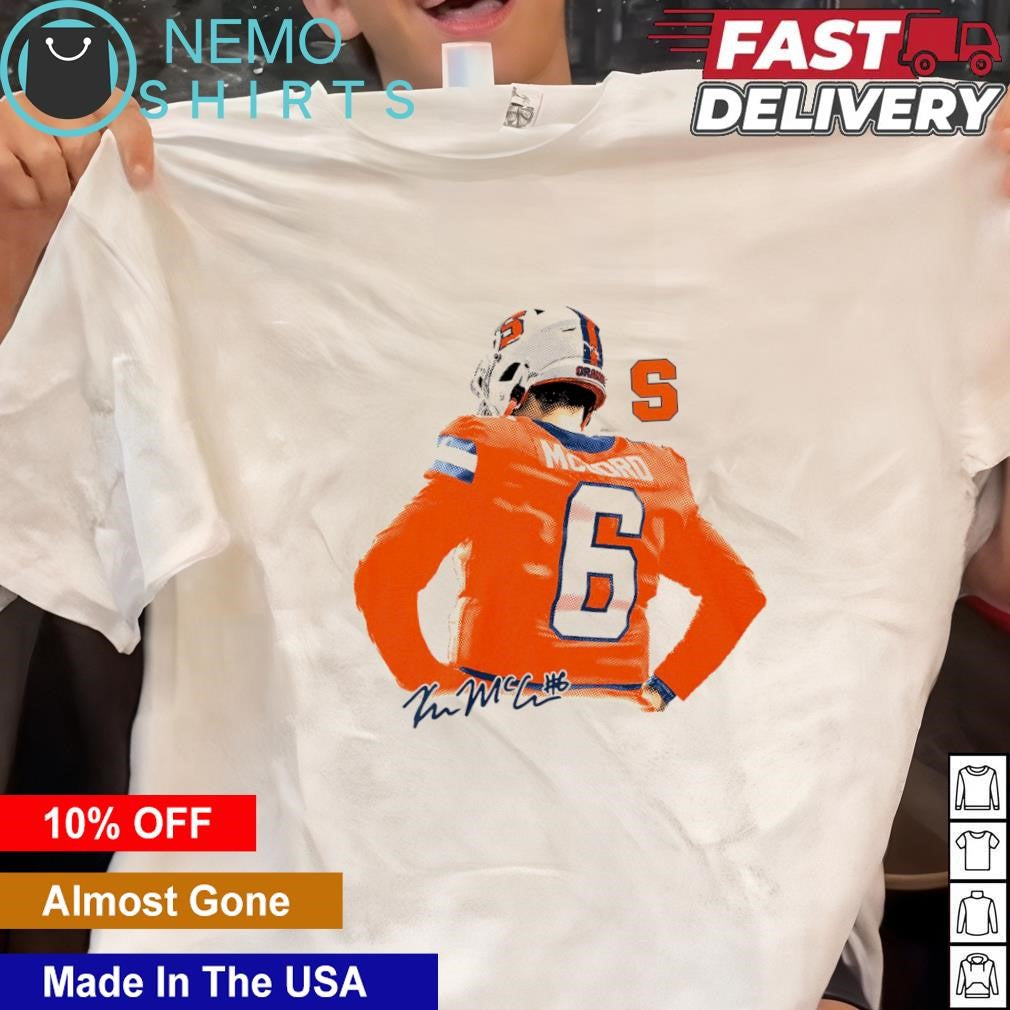 Kyle McCord Syracuse Orange signature portrait - Adult & Kids T-Shirts, Sweatshirts & Hoodies apparel design preview 1