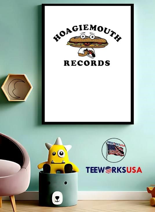 Hoagiemouth Records - Adult & Kids T-Shirts, Sweatshirts & Hoodies apparel design preview 3