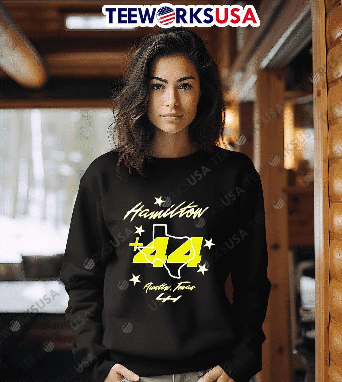 Plus 44 Hamilton Austin TX Lone Star - Adult & Kids T-Shirts, Sweatshirts & Hoodies apparel design preview 3