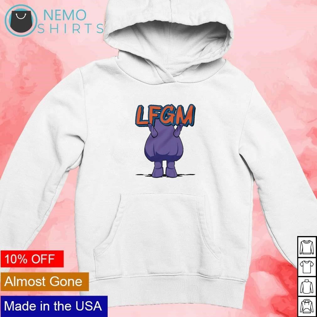 Grimace LFGM New York Mets - Adult & Kids T-Shirts, Sweatshirts & Hoodies apparel design preview 2