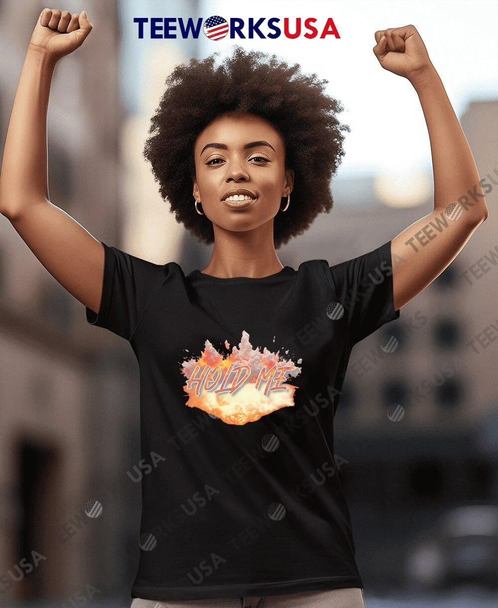 Hold Me bomb explosion - Adult & Kids T-Shirts, Sweatshirts & Hoodies apparel design preview 4