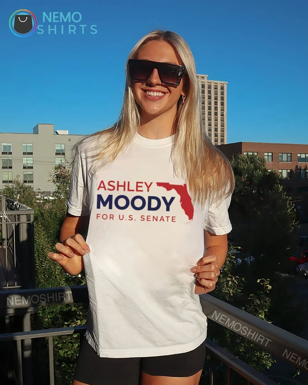 Ashley Moody For US Senate Political Campaign 2026 - Adult & Kids T-Shirts, Sweatshirts & Hoodies apparel design preview 7