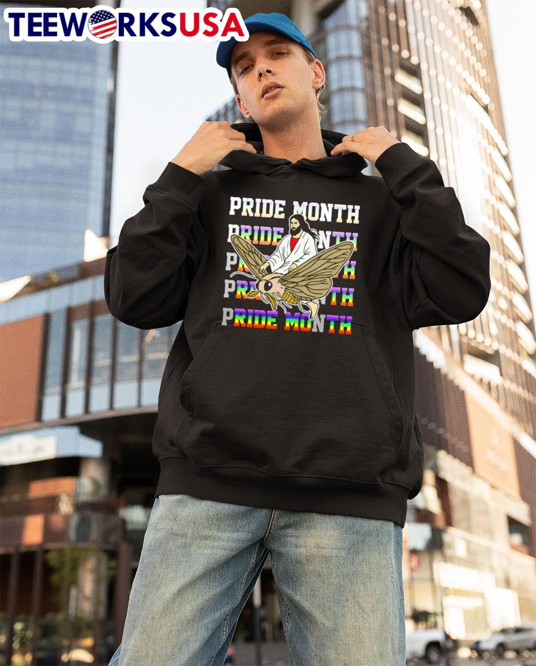 Pride Month repeat Jesus - Adult & Kids T-Shirts, Sweatshirts & Hoodies apparel design preview 3