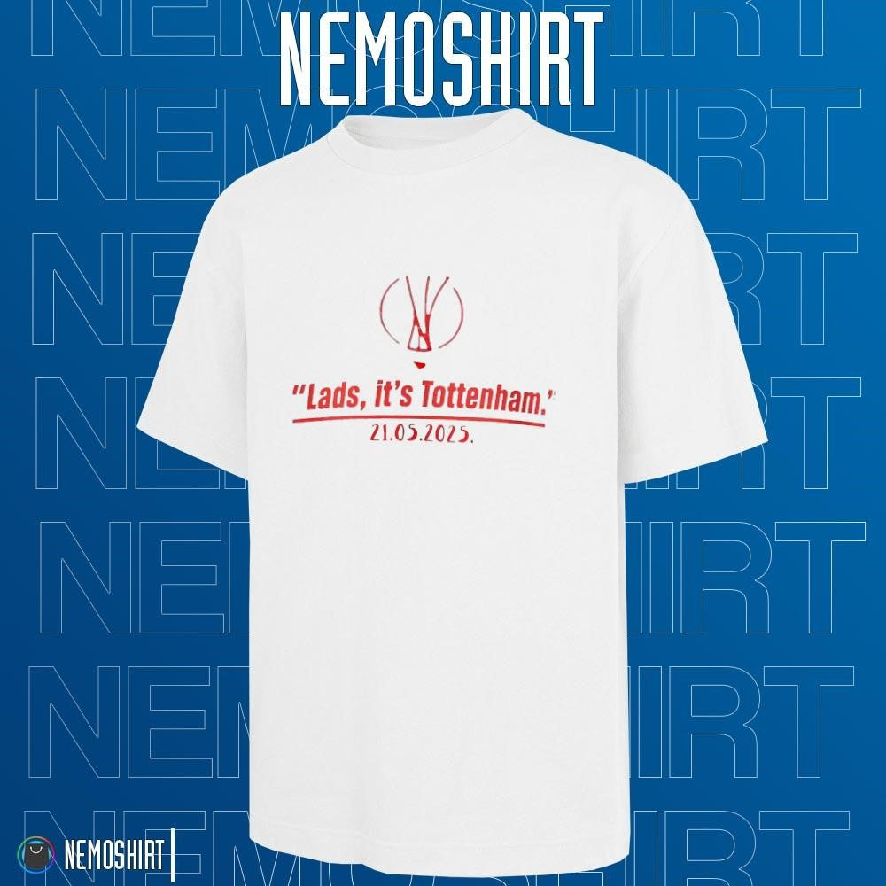Lads it's Tottenham Hotspur Europa champions 2025 - Adult & Kids T-Shirts, Sweatshirts & Hoodies apparel design preview 1