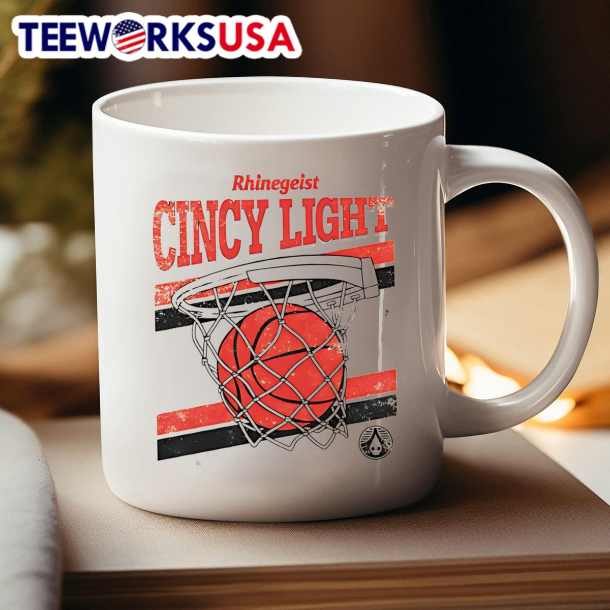 Cincy Light basketball - Adult & Kids T-Shirts, Sweatshirts & Hoodies apparel design preview 4