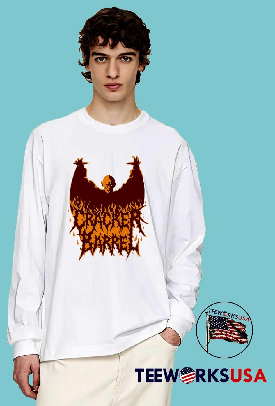 Cracker Barrel Hit Me Up I've Got Ideas - Adult & Kids T-Shirts, Sweatshirts & Hoodies apparel design preview 4