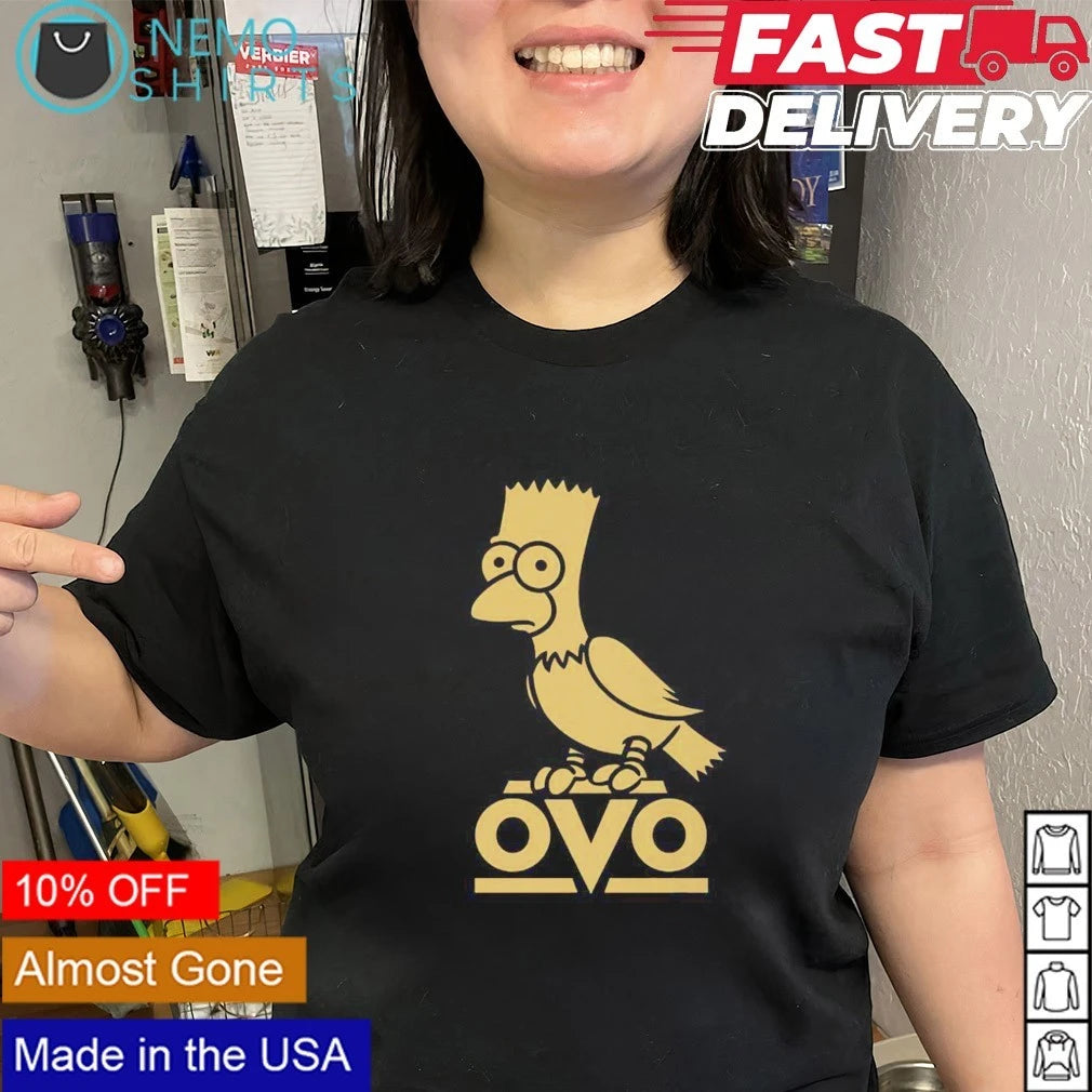 Bart Simpson OVO Owl Logo The Simpsons Drake - Adult & Kids T-Shirts, Sweatshirts & Hoodies apparel design preview 2