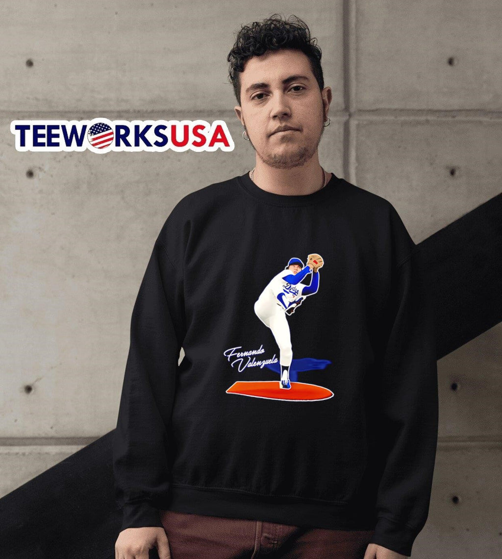 Fernando Valenzuela El Toro signature - Adult & Kids T-Shirts, Sweatshirts & Hoodies apparel design preview 3