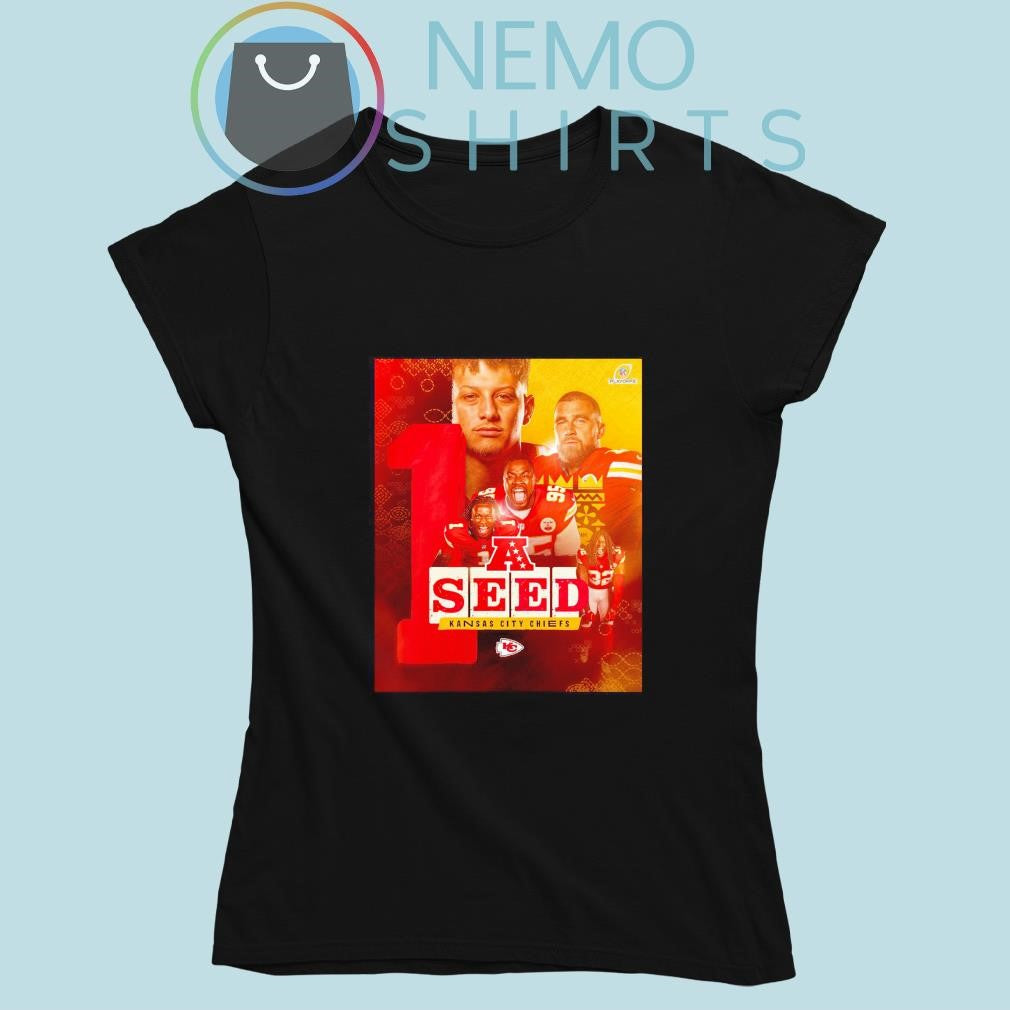 Kansas City Chiefs no 1 AFC Seed - Adult & Kids T-Shirts, Sweatshirts & Hoodies product image 5
