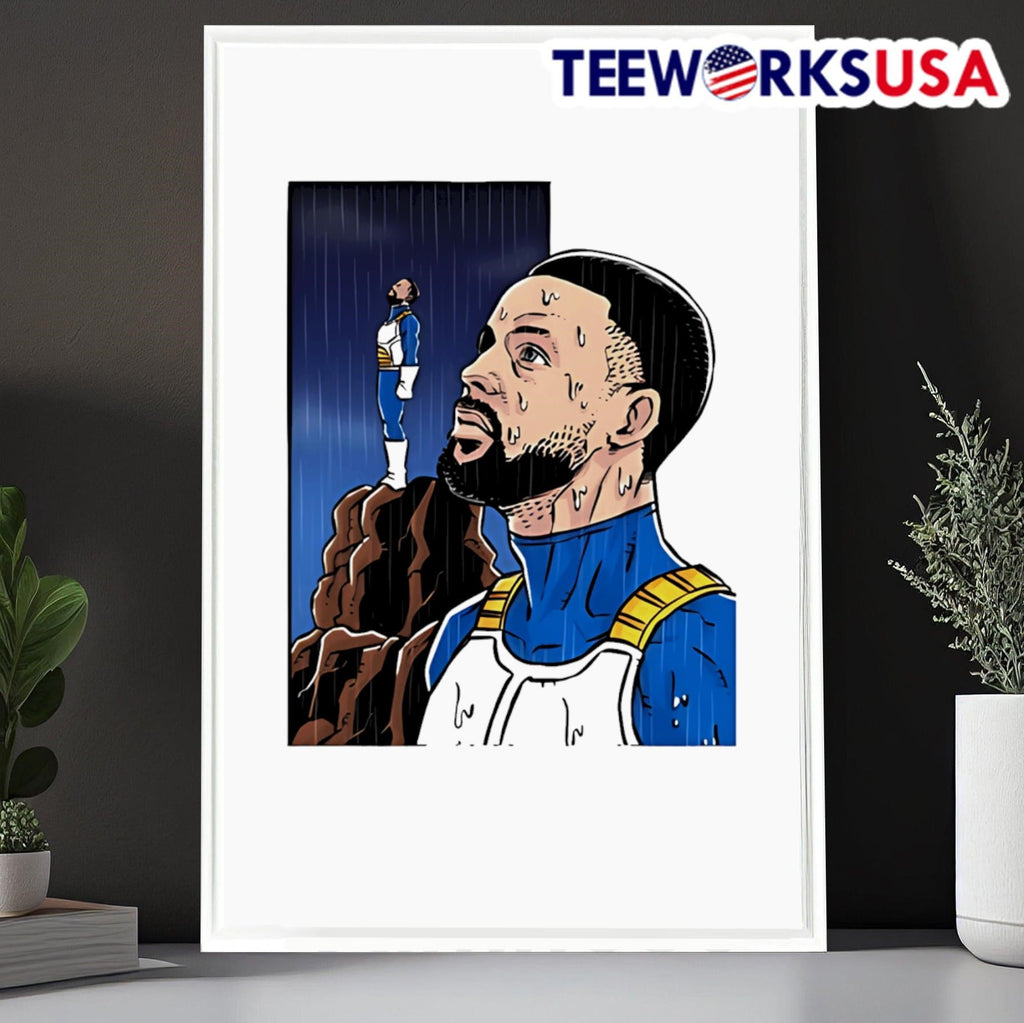 Dragon Ball Z Stephen Curry Vegeta Rainy Day - Adult & Kids T-Shirts, Sweatshirts & Hoodies apparel design preview 6