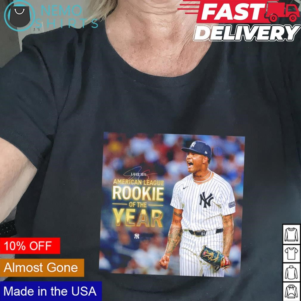 Luis Gil New York Yankees 2024 American League Rookie - Adult & Kids T-Shirts, Sweatshirts & Hoodies apparel design preview 2