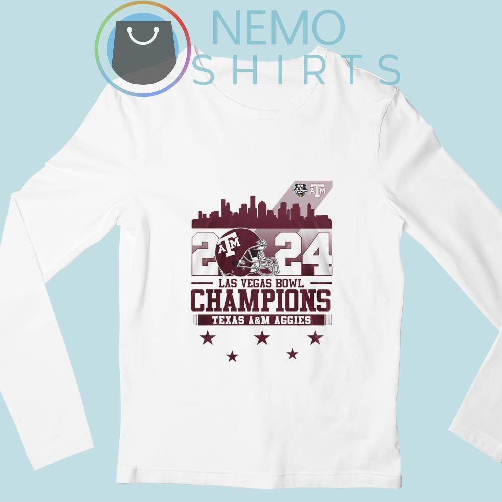 Texas A&M Aggies 2024 Las Vegas Bowl champions city - Adult & Kids T-Shirts, Sweatshirts & Hoodies apparel design preview 3