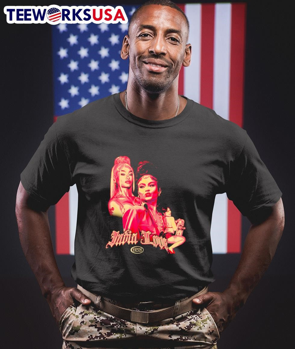 India Love Celebrity graphic - Adult & Kids T-Shirts, Sweatshirts & Hoodies apparel design preview 1