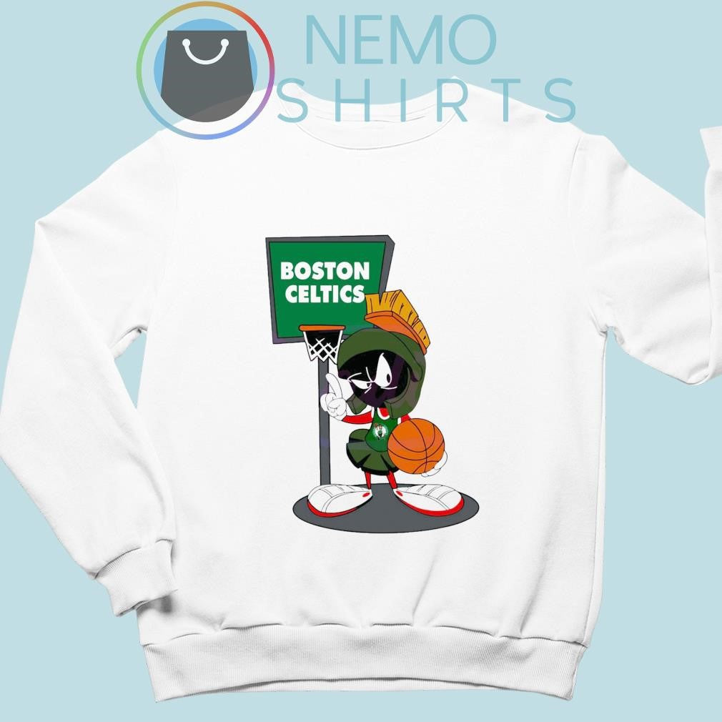 Boston Celtics Looney Tunes Marvin - Adult & Kids T-Shirts, Sweatshirts & Hoodies apparel design preview 5