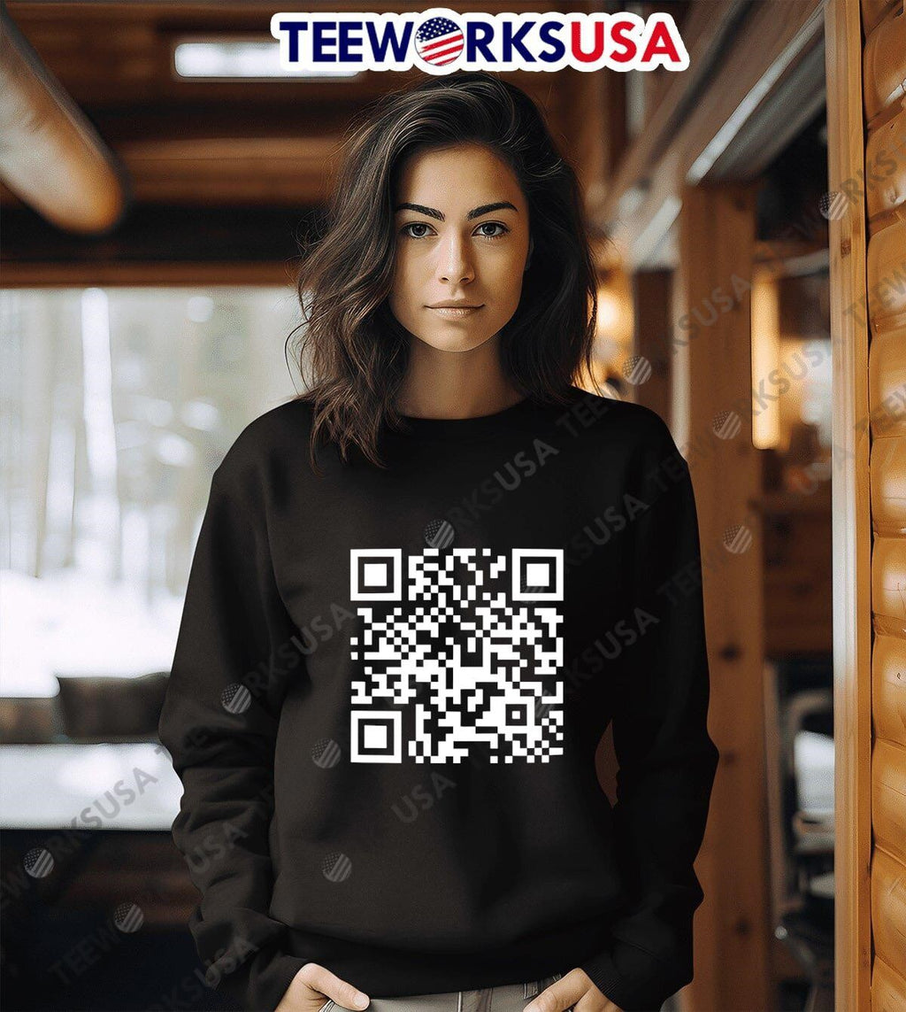 Trump YMCA Troll Dancing QR Code - Adult & Kids T-Shirts, Sweatshirts & Hoodies apparel design preview 6