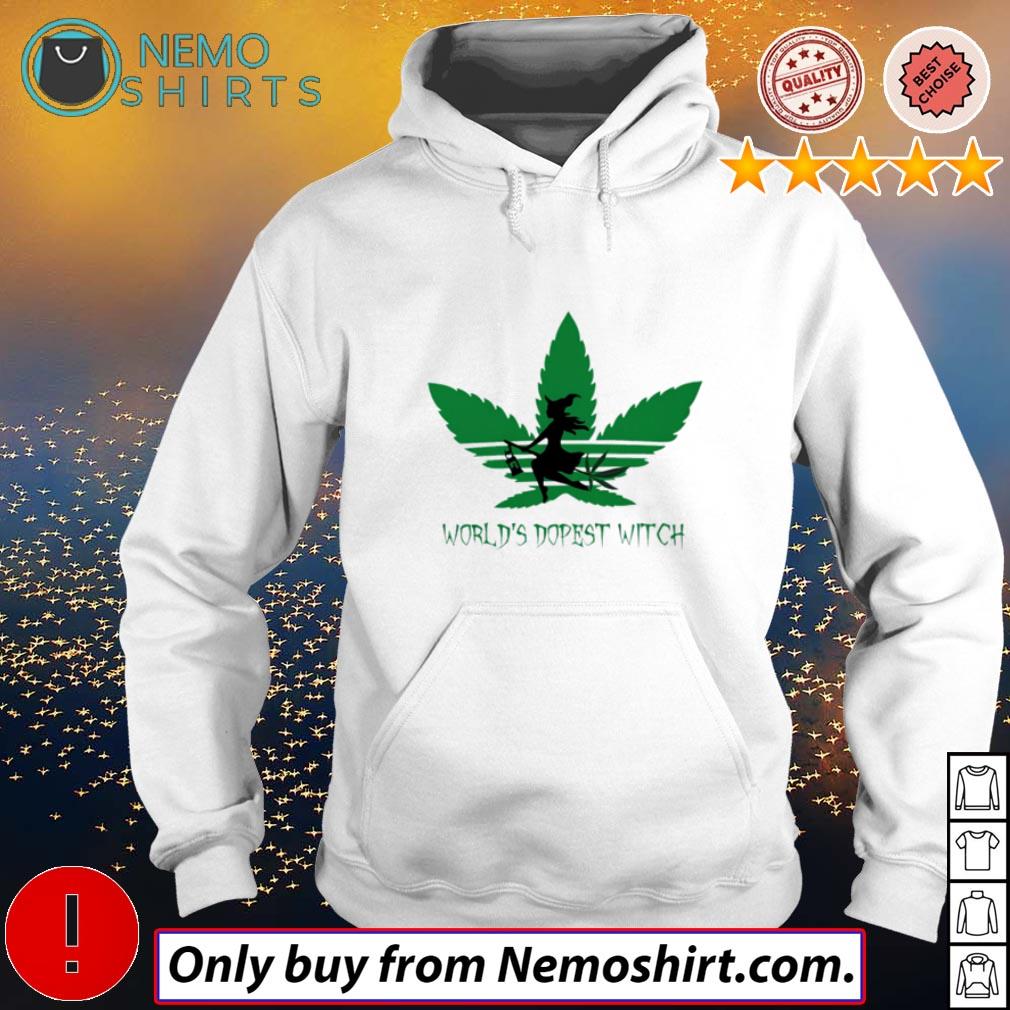 Weed world's dopest witch Halloween - Adult & Kids T-Shirts, Sweatshirts & Hoodies apparel design preview 2