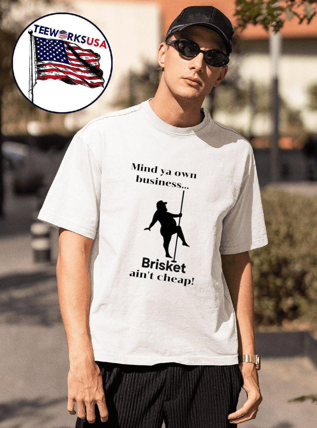 Mind ya own business Brisket ain't cheap - Adult & Kids T-Shirts, Sweatshirts & Hoodies apparel design preview 1