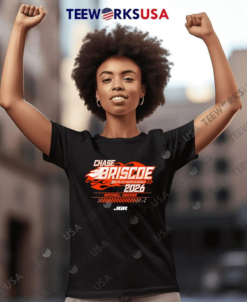 Chase Briscoe Nascar Cup Series Schedule 2026 - Adult & Kids T-Shirts, Sweatshirts & Hoodies apparel design preview 8