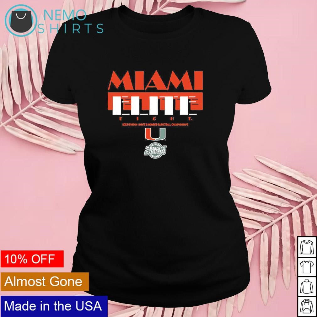 Miami Hurricanes basketball Elite Eight 2023 - Adult & Kids T-Shirts, Sweatshirts & Hoodies apparel design preview 4