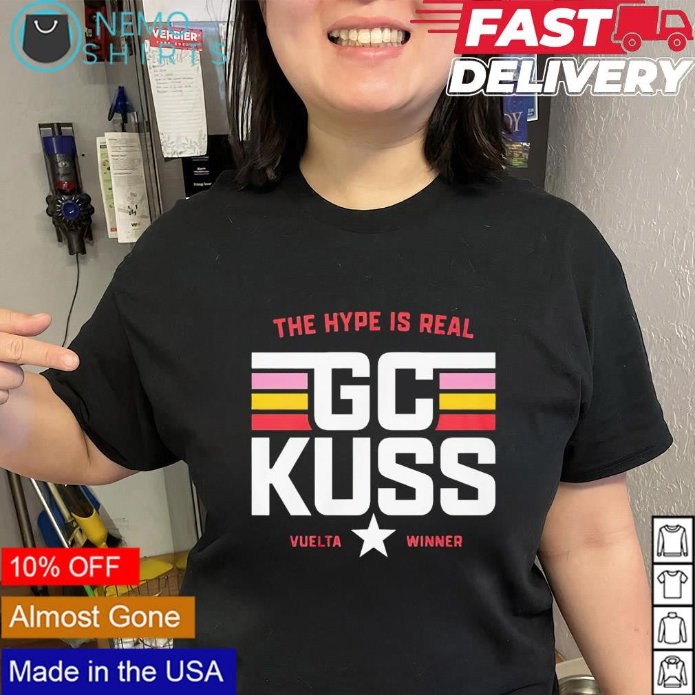 The hype is real GC Sepp Kuss Vuelta winner - Adult & Kids T-Shirts, Sweatshirts & Hoodies product image 2