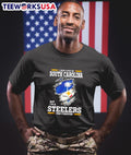 I may live in South Carolina but I'm a Steelers fan - Adult & Kids T-Shirts, Sweatshirts & Hoodies apparel design preview 1