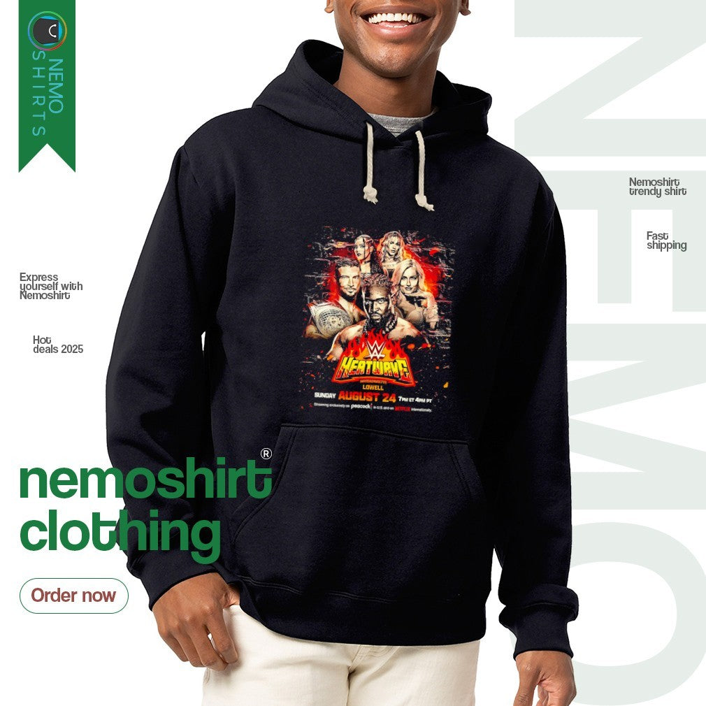 NXT Heatwave 2025 Massachusetts Lowell - Adult & Kids T-Shirts, Sweatshirts & Hoodies apparel design preview 2