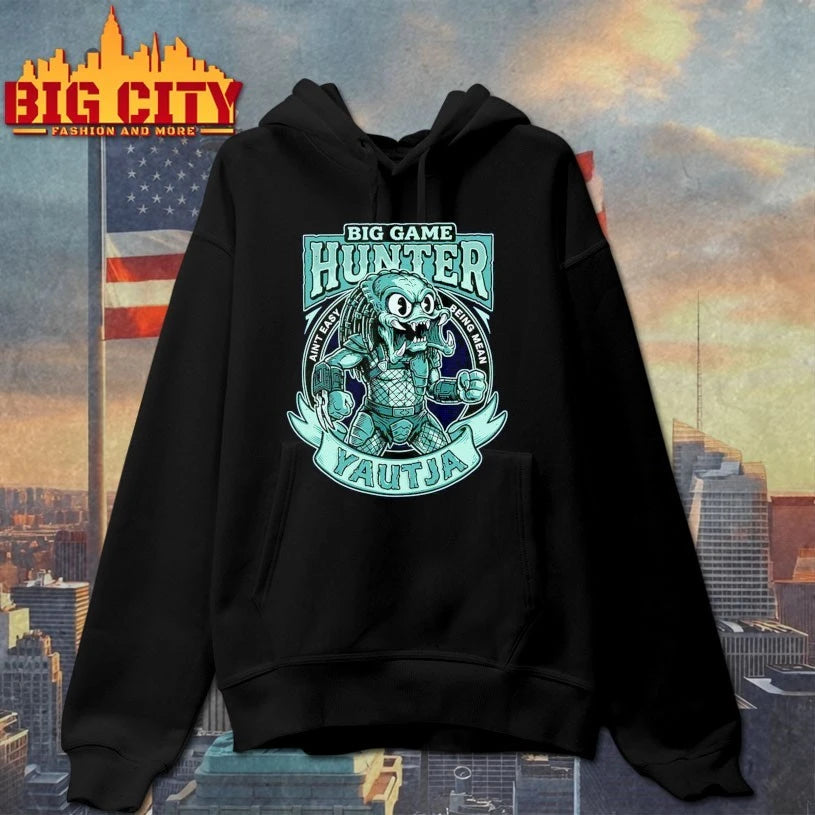 Big Game Hunter Yautja - Adult & Kids T-Shirts, Sweatshirts & Hoodies apparel design preview 2