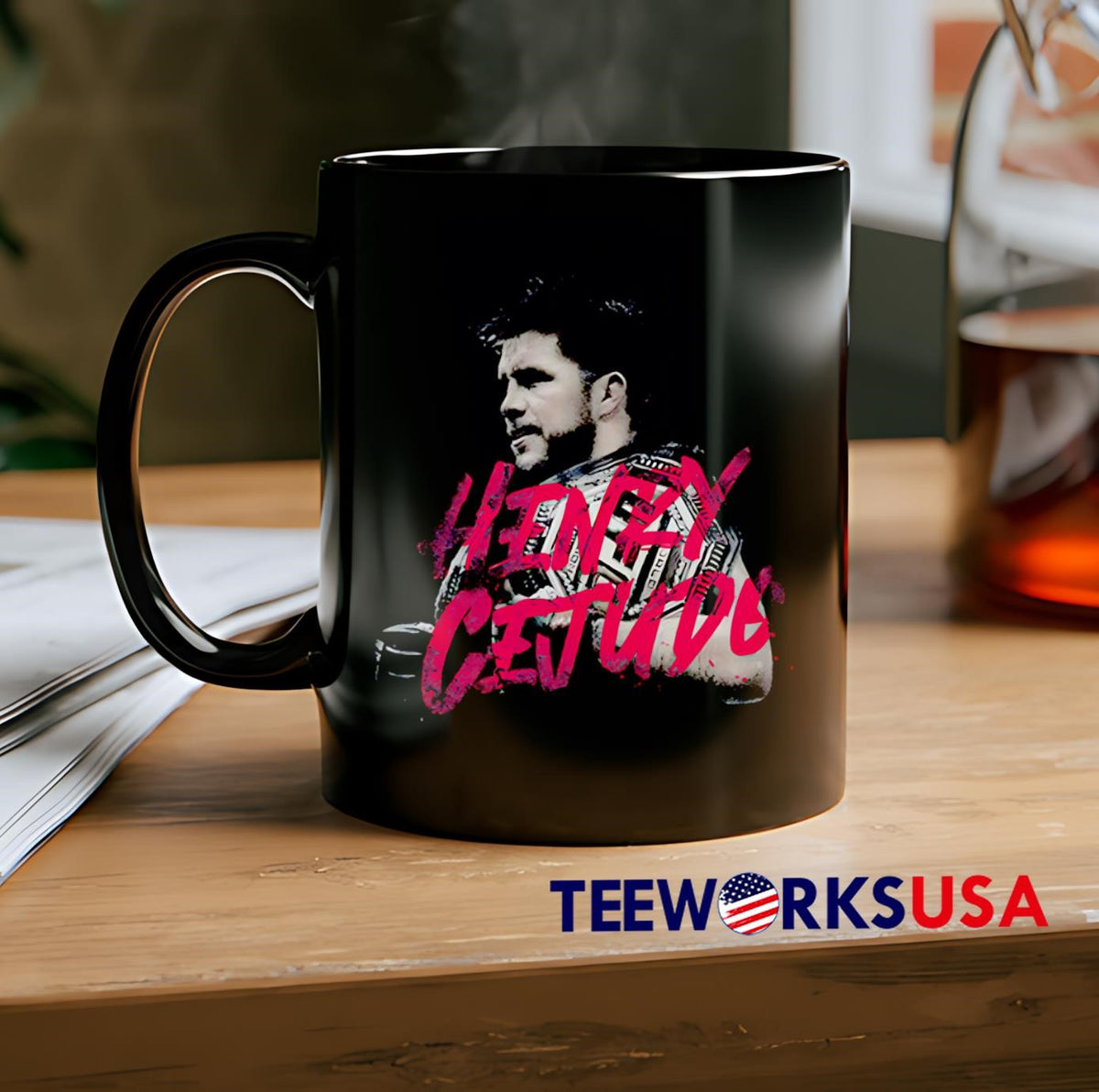 Henry Cejudo Supporter graphic retro - Adult & Kids T-Shirts, Sweatshirts & Hoodies apparel design preview 2