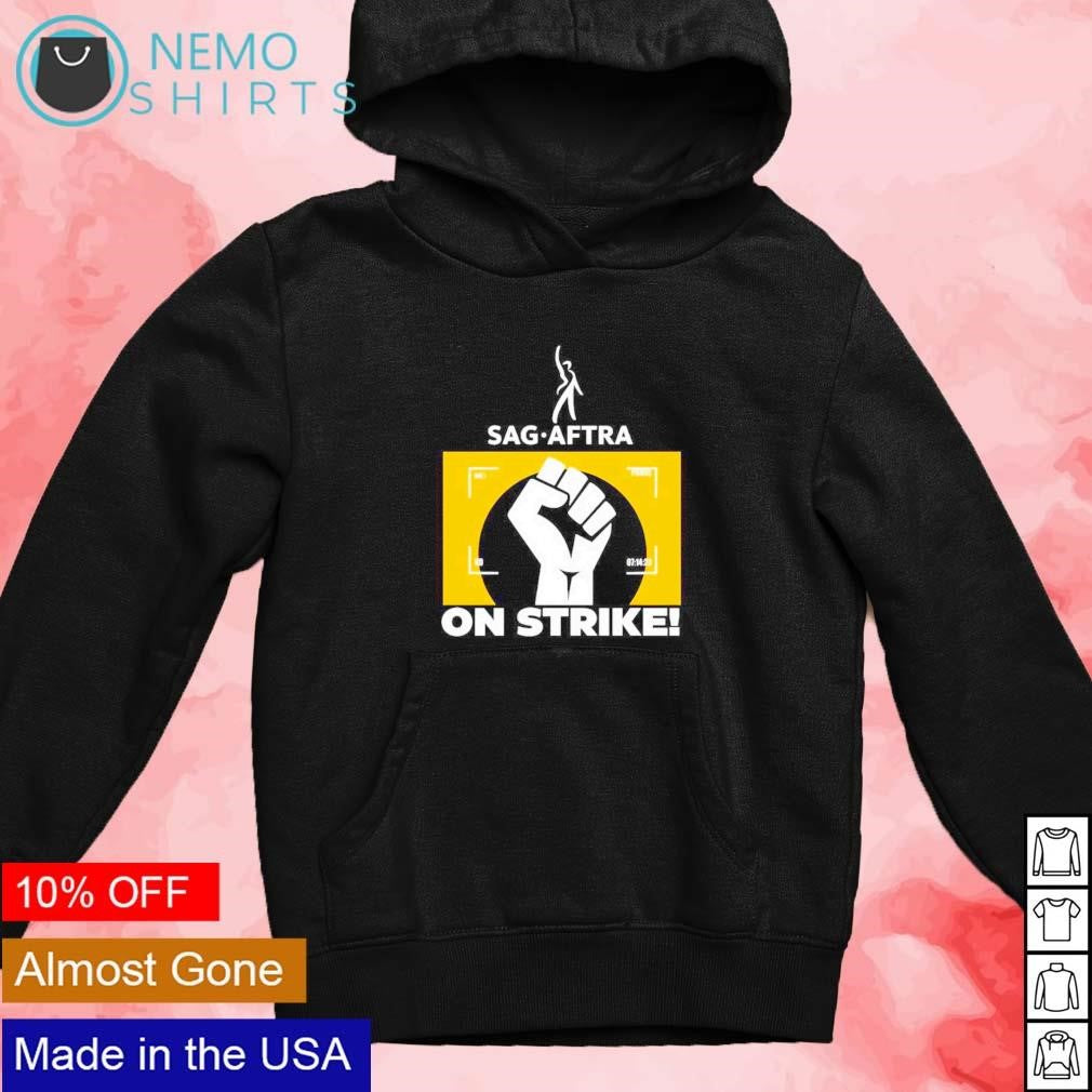 Sag Aftra on strike support Bryan Cranston - Adult & Kids T-Shirts, Sweatshirts & Hoodies apparel design preview 2