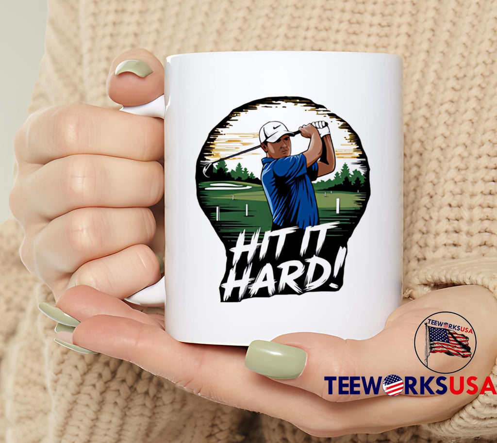 Hit It Hard Golf Bold classic - Adult & Kids T-Shirts, Sweatshirts & Hoodies apparel design preview 6