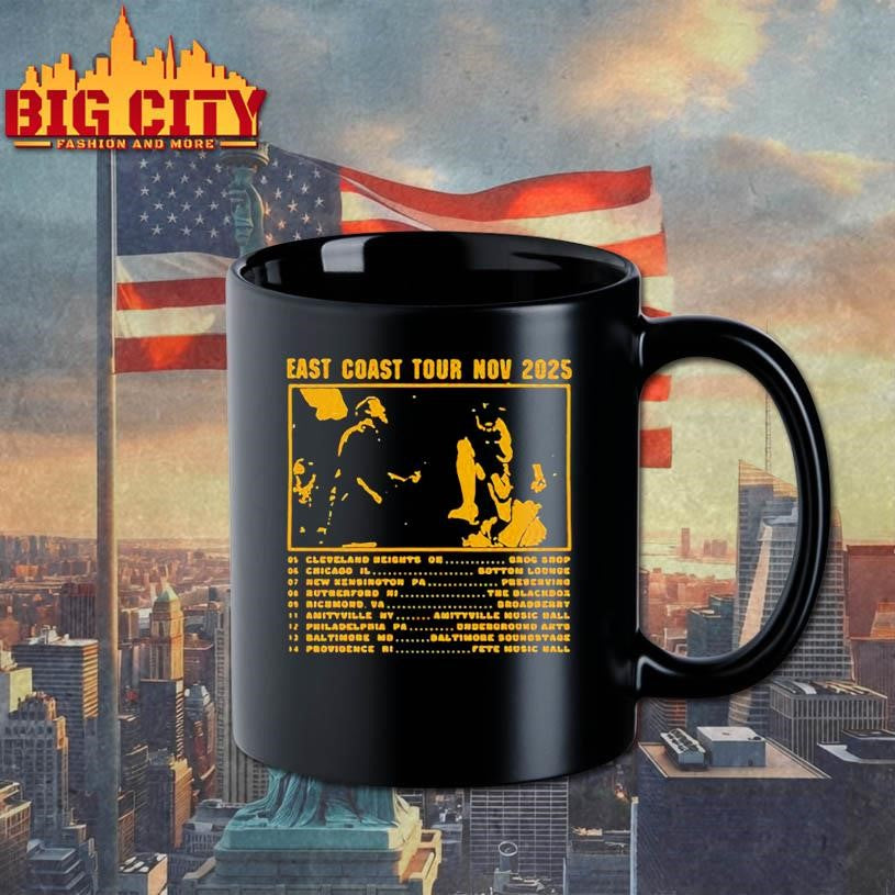 BANE EAST COAST TOUR NOV 2025 - Adult & Kids T-Shirts, Sweatshirts & Hoodies apparel design preview 3