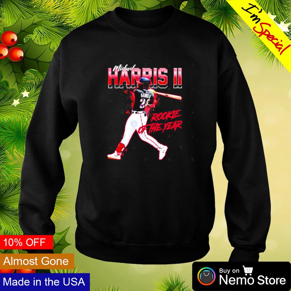Michael Harris II Atlanta Braves Rookie of the year - Adult & Kids T-Shirts, Sweatshirts & Hoodies apparel design preview 4
